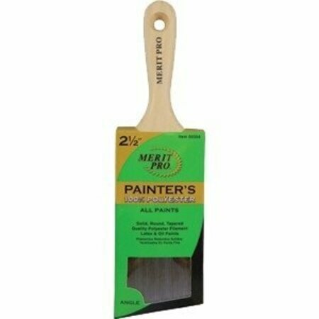 MERIT PRO 2-1/2 in. Painter's Professional Angle Short Handle Brush 00354